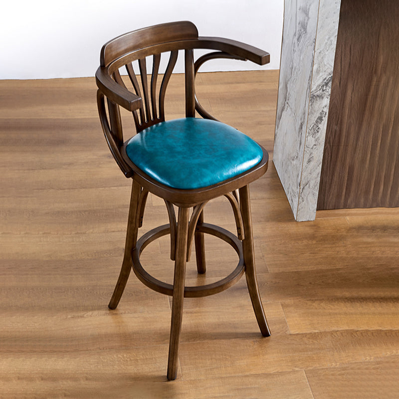 Sgabello da banco imbottito da barrewivel moderno con telaio in legno