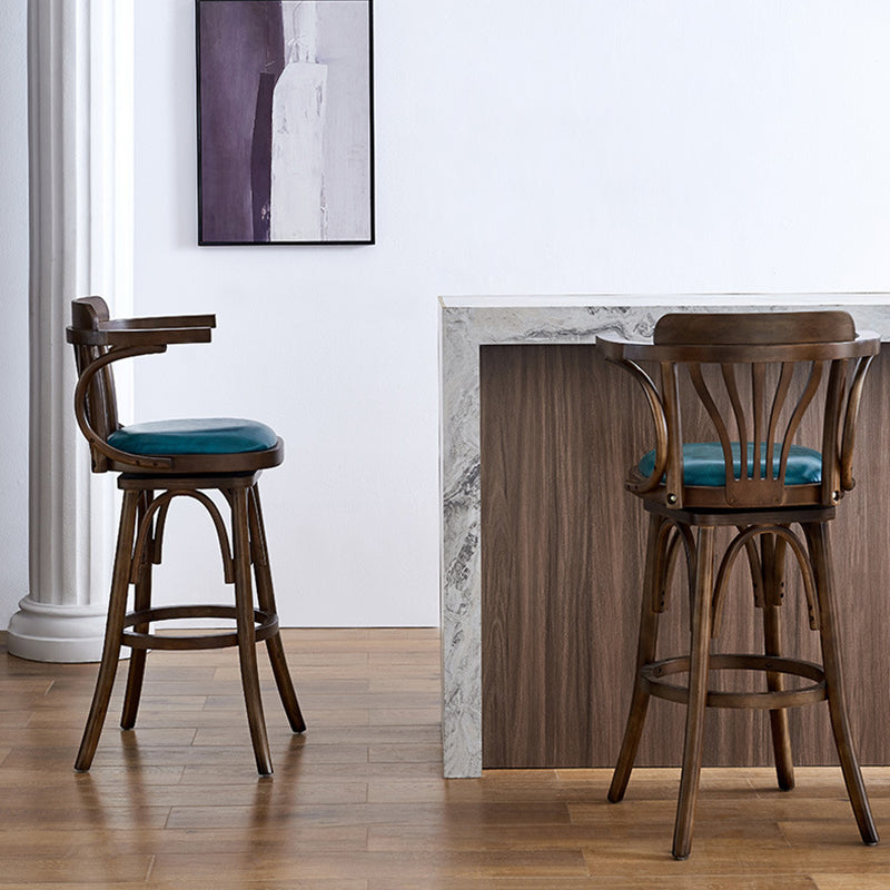 Sgabello da banco imbottito da barrewivel moderno con telaio in legno