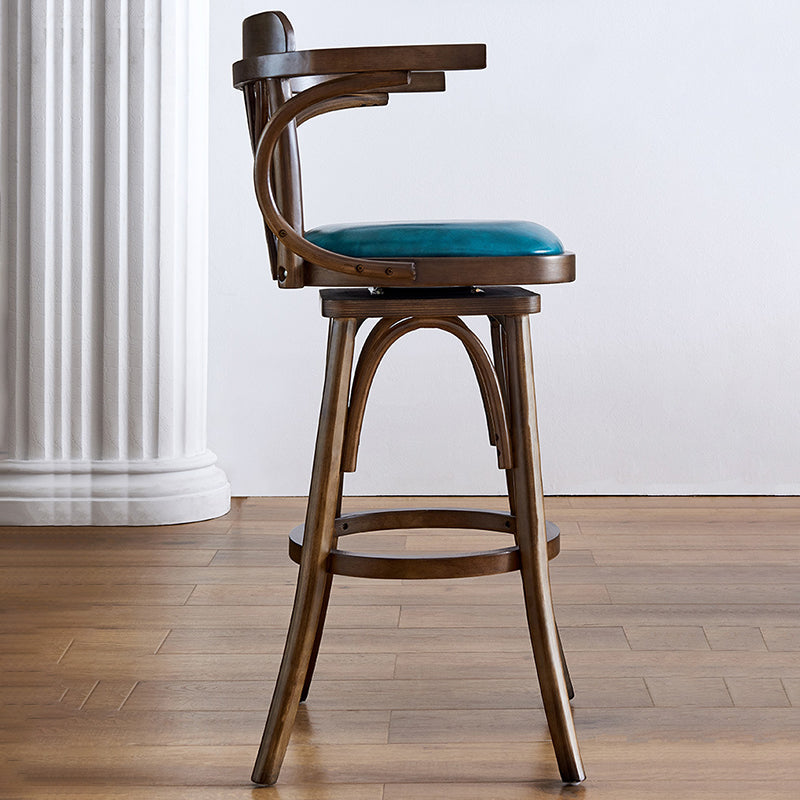 Sgabello da banco imbottito da barrewivel moderno con telaio in legno