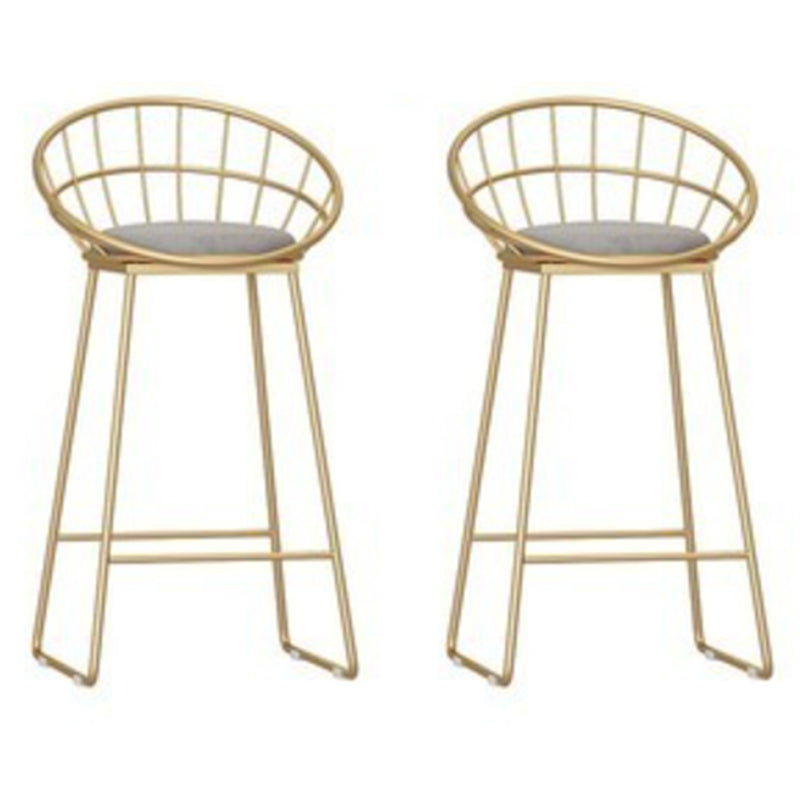 Double Pedestal Counter Set 1/2/3 Pieces Glam Rectangle Bar Pub Table Set Gold 30"H Stools (Set of 2) Clearhalo 'Bar Furniture' 'furn' 'furn_home_bar_bar_sets' 'Furniture' 'Home Bars & Bar Sets' 'home_bar_bar_sets' 'Kitchen & Dining Furniture' 5562399