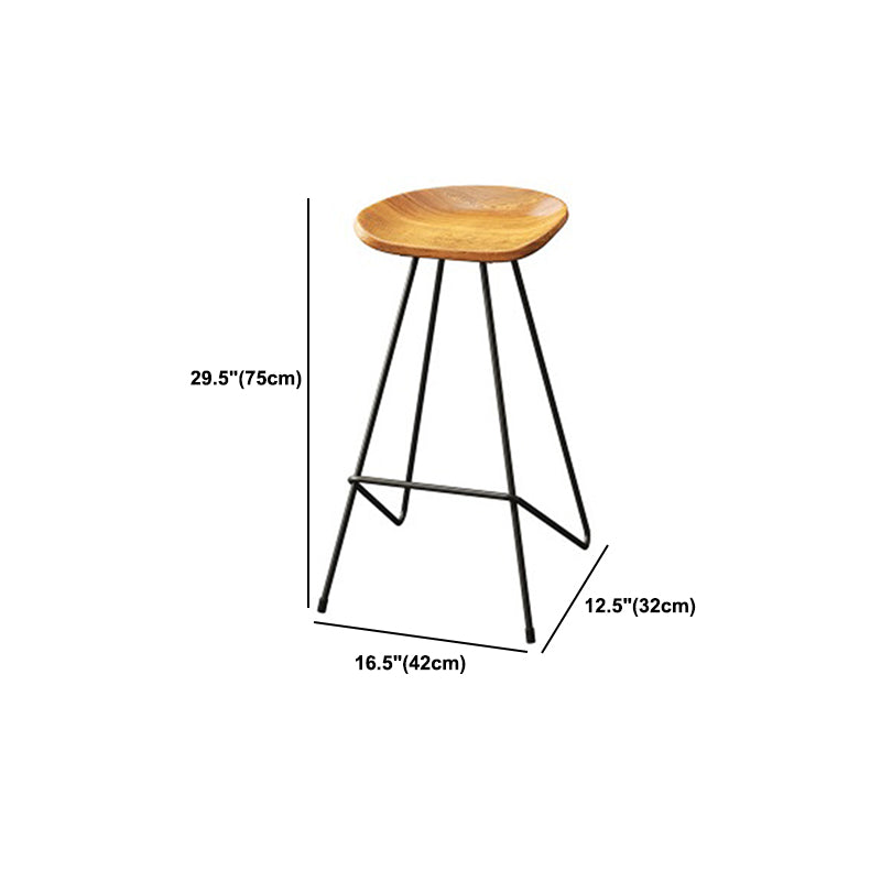 Mesa de barra de madera sólida rectángulo Juego de mesa industrial 1/2/5 Piezas de mostrador con taburetes altos