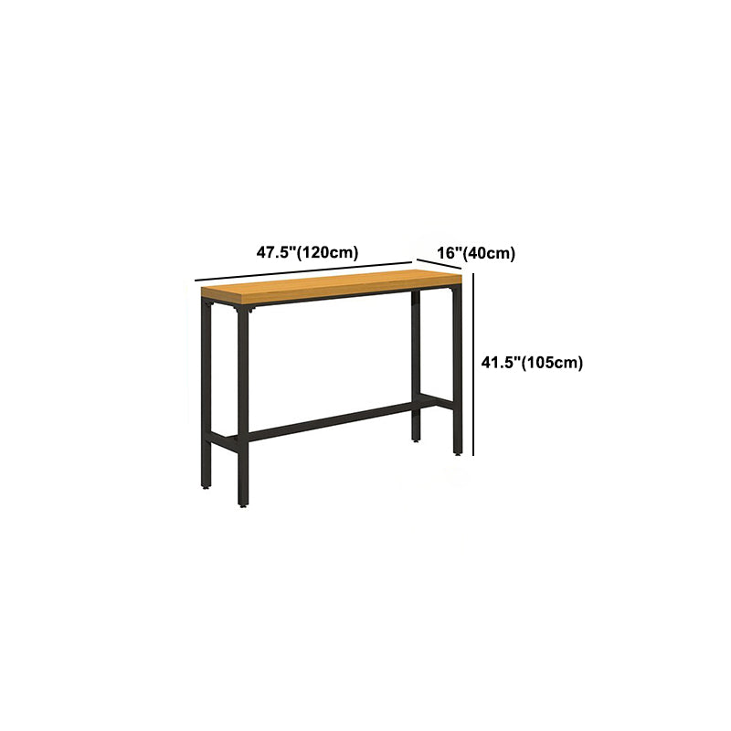 Lujoso juego de mesa rectangular de madera maciza para Bar, mesa de mostrador de 1/6/11 piezas con taburetes altos