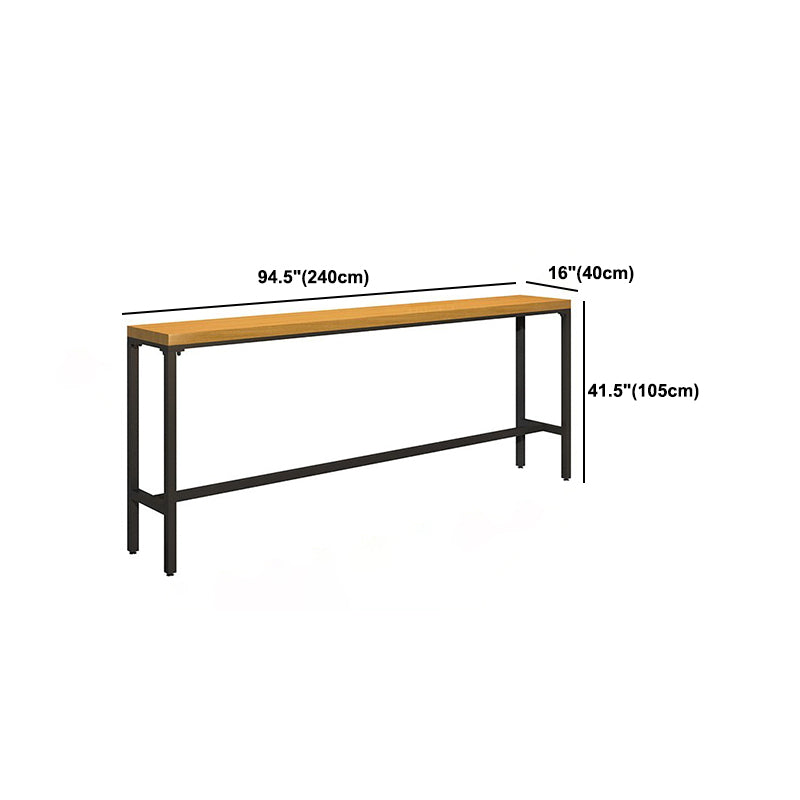 Lujoso juego de mesa rectangular de madera maciza para Bar, mesa de mostrador de 1/6/11 piezas con taburetes altos