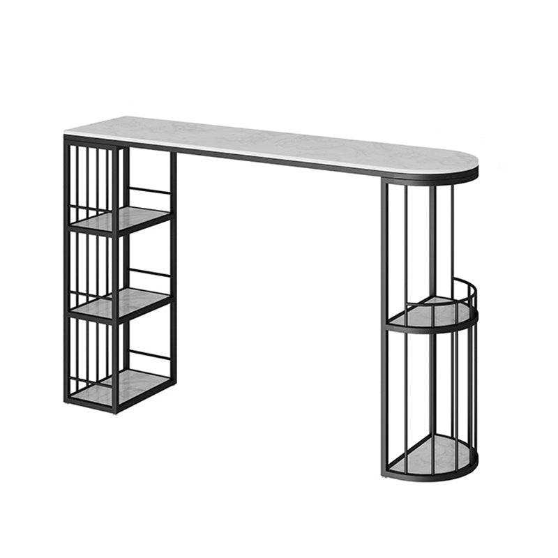 Luxurious Irregular Shape Bar Table Juego de 1/3 piezas de la mesa sinterizada del mostrador de piedra sinterizada