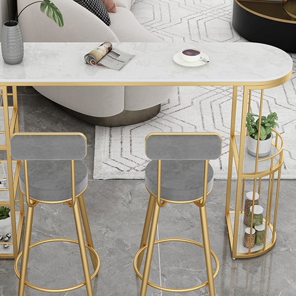 Luxurious Irregular Shape Bar Table Juego de 1/3 piezas de la mesa sinterizada del mostrador de piedra sinterizada