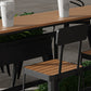 Industrial Bar Table Set 1/2/5 Pcs Rectangular Bar Table and Stools Clearhalo 'Bar Furniture' 'furn' 'furn_home_bar_bar_sets' 'Furniture' 'Home Bars & Bar Sets' 'home_bar_bar_sets' 'Kitchen & Dining Furniture' 5562621