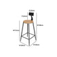 Industrial Bar Table Set 1/2/5 Pcs Rectangular Bar Table and Stools Clearhalo 'Bar Furniture' 'furn' 'furn_home_bar_bar_sets' 'Furniture' 'Home Bars & Bar Sets' 'home_bar_bar_sets' 'Kitchen & Dining Furniture' 5562636