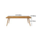 Rectangle 1/4/5 Pieces Dining Set Solid Wood Legs Dining Furniture Set Clearhalo 'Dining Room Sets' 'Dining Tables & Seating' 'dining_room_set' 'furn' 'furn_dining_room_set' 'Furniture' 'Kitchen & Dining Furniture' 5562719