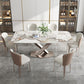 Modern Style Sintered Stone Dining Table Set Rectangle 1/4/5/7 Pieces Dining Set