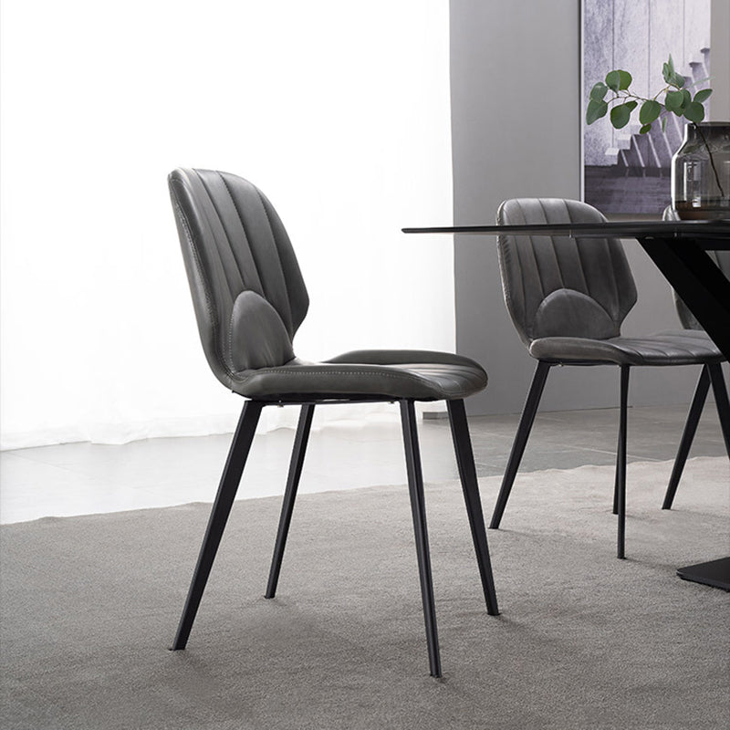 Modern Style Black Sintered Stone Dining Table Set Rectangle 1/4/5 Pieces Dining Set Clearhalo 'Dining Room Sets' 'Dining Tables & Seating' 'dining_room_set' 'furn' 'furn_dining_room_set' 'Furniture' 'Kitchen & Dining Furniture' 5562807