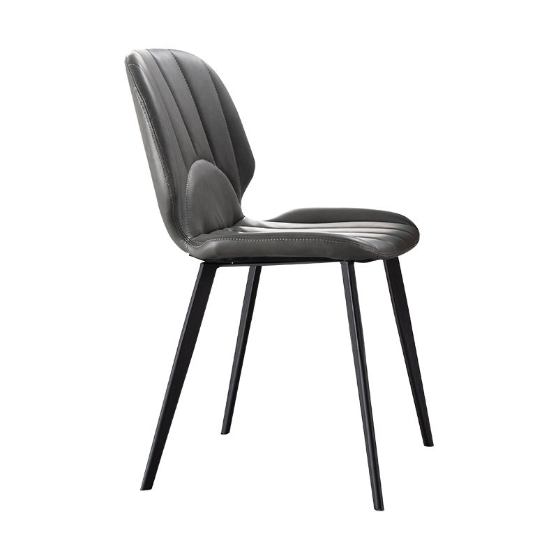 Modern Style Black Sintered Stone Dining Table Set Rectangle 1/4/5 Pieces Dining Set Clearhalo 'Dining Room Sets' 'Dining Tables & Seating' 'dining_room_set' 'furn' 'furn_dining_room_set' 'Furniture' 'Kitchen & Dining Furniture' 5562813
