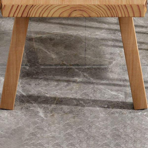 Modern 1/2/5/6/7 Pieces Dining Set Solid Wood Legs Dining Furniture Items in Natural Clearhalo 'Dining Room Sets' 'Dining Tables & Seating' 'dining_room_set' 'furn' 'furn_dining_room_set' 'Furniture' 'Kitchen & Dining Furniture' 5562844