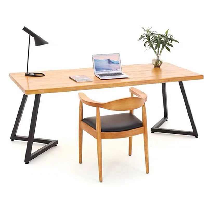 Rectangle 1/2/5/6/7 Pieces Dining Set Modern Double Pedestal Dinette Set 2 Pieces: Table, 1 Chair Clearhalo 'Dining Room Sets' 'Dining Tables & Seating' 'dining_room_set' 'furn' 'furn_dining_room_set' 'Furniture' 'Kitchen & Dining Furniture' 5562874