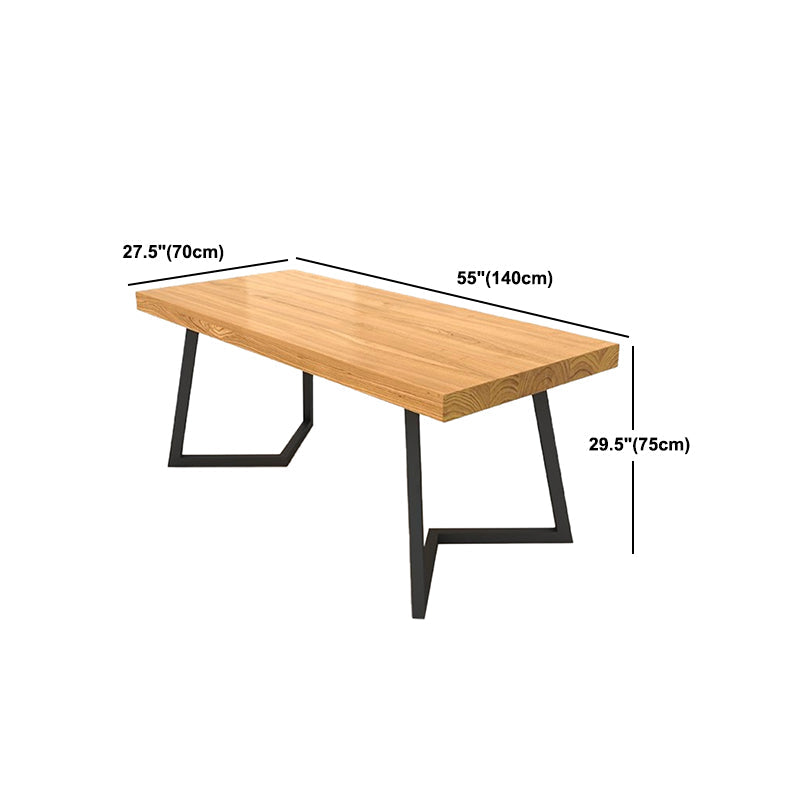 Rectangle 1/2/5/6/7 Pieces Dining Set Modern Double Pedestal Dinette Set Clearhalo 'Dining Room Sets' 'Dining Tables & Seating' 'dining_room_set' 'furn' 'furn_dining_room_set' 'Furniture' 'Kitchen & Dining Furniture' 5562885