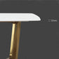 Glam Sintered Stone Dining Set Rectangle 1/4/5/6/7 Pieces Dining Set for Dining Areas