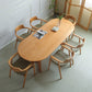 Set da pranzo in legno massello in stile moderno Set da pranzo da 1/2/4/5/7 pezzi
