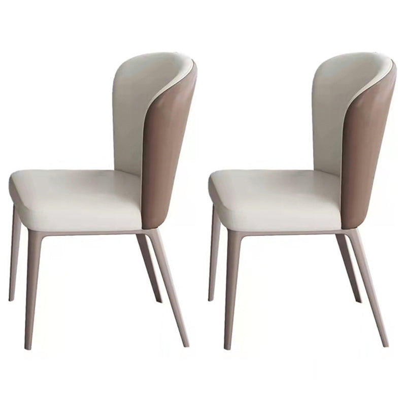 Modern Sintered Stone Dining Table Set 1/2/5/7 Pieces Rectangle Dining Set 2 White Chairs Clearhalo 'Dining Room Sets' 'Dining Tables & Seating' 'dining_room_set' 'furn' 'furn_dining_room_set' 'Furniture' 'Kitchen & Dining Furniture' 5562934