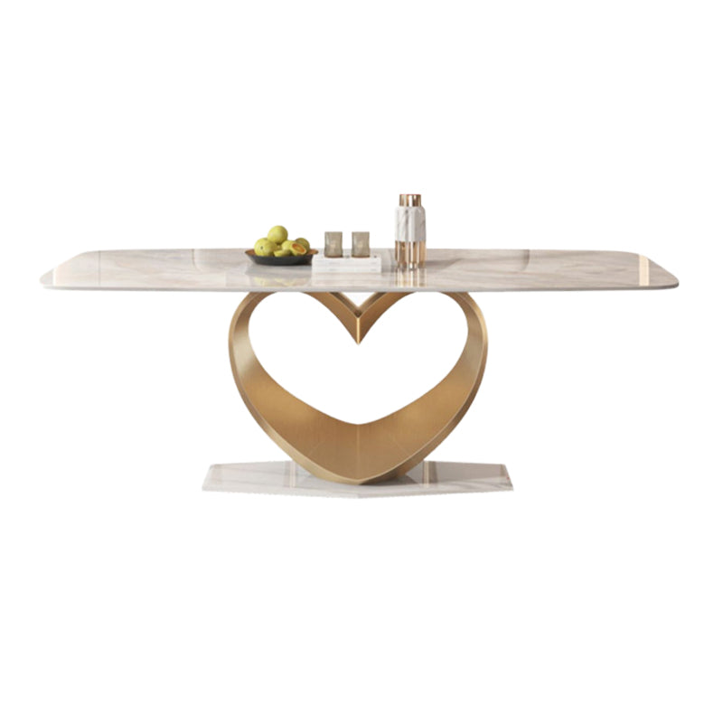Glam Style gesinterde stenen eetset rechthoekig 1/2/4/5/7/9-delige eetset