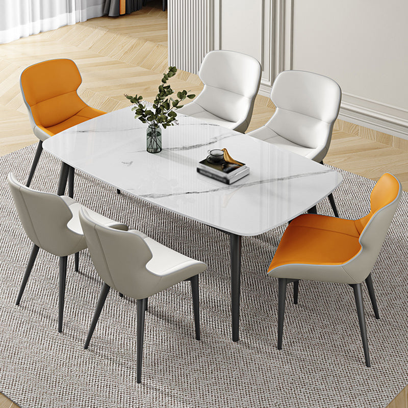 Tavolo da pranzo in pietra sinterizzato tavolo da pranzo industriale per cucina