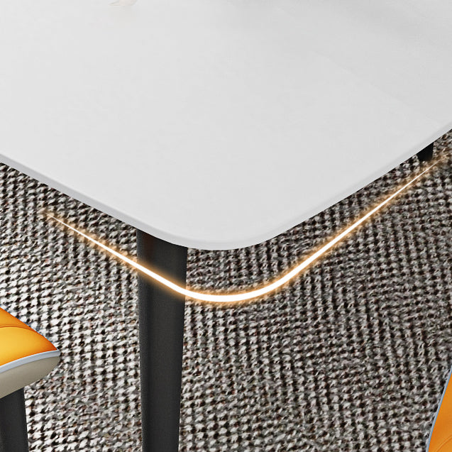 Tavolo da pranzo in pietra sinterizzato tavolo da pranzo industriale per cucina