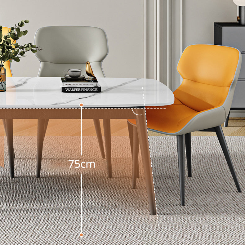 Tavolo da pranzo in pietra sinterizzato tavolo da pranzo industriale per cucina