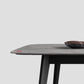 Stone Top Table 4 Legs Rectangle Dining Table for Home Kitchen Dinner Clearhalo 'Dining Tables & Seating' 'Dining Tables' 'dining_table' 'furn' 'furn_dining_table' 'Furniture' 'Kitchen & Dining Furniture' 5563192