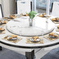 Sintered Stone Top Table 4 Legs Dining Table Home Kitchen Dinner