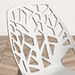 Contemporary Dining Chairs Armless Chair with Plastic Legs for Home