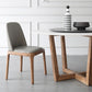 Scandinavian Armless Dining Chairs Ash Wood Frame Chair with Upholstered