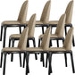 Scandinavian Armless Dining Chairs Ash Wood Frame Chair with Upholstered