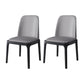 Scandinavian Armless Dining Chairs Ash Wood Frame Chair with Upholstered
