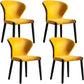 Contemporary Dining Chairs Armless Chair with Wooden Legs for Home