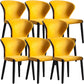 Contemporary Dining Chairs Armless Chair with Wooden Legs for Home