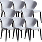 Contemporary Dining Chairs Armless Chair with Wooden Legs for Home