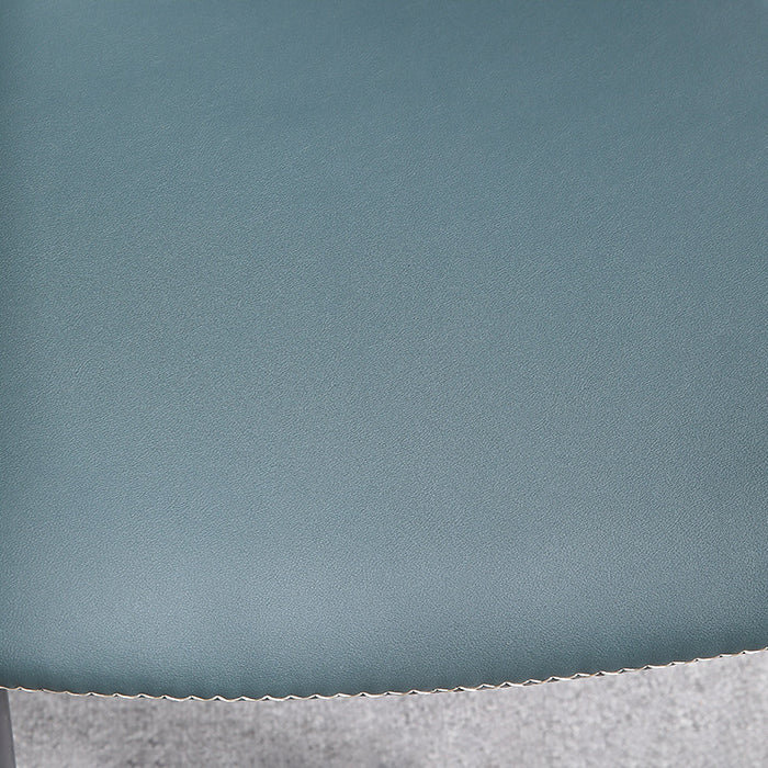 Chaises de salle à manger contemporaines chaise sans bras avec des jambes en métal pour la maison