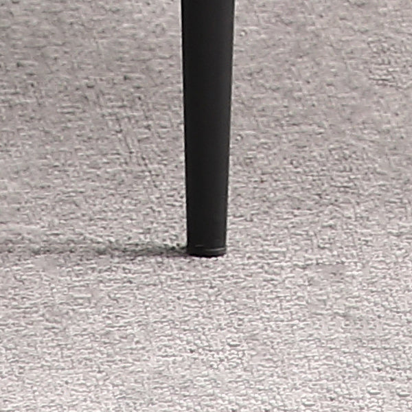 Chaises de salle à manger contemporaines chaise sans bras avec des jambes en métal pour la maison