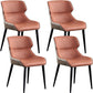 Contemporary Dining Chairs Arm Chair with Metal Legs for Home