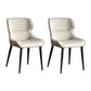 Contemporary Dining Chairs Arm Chair with Metal Legs for Home