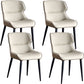 Contemporary Dining Chairs Arm Chair with Metal Legs for Home
