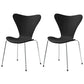 Solid Wood Armless Dining Chairs Contemporary Side Chair Set