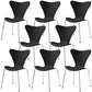 Solid Wood Armless Dining Chairs Contemporary Side Chair Set