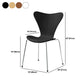 Solid Wood Armless Dining Chairs Contemporary Side Chair Set