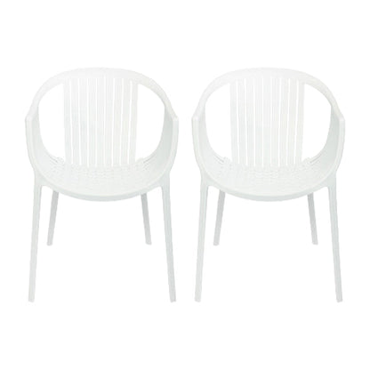 Chaise d'arme à chaises de salle à manger contemporaine avec des jambes en plastique pour la maison