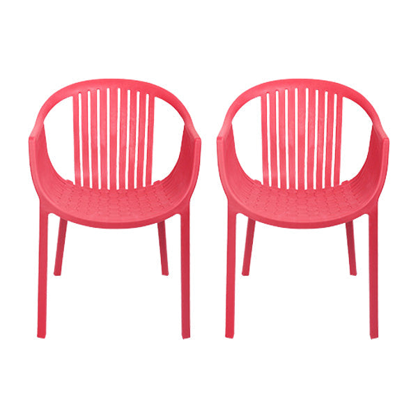 Chaise d'arme à chaises de salle à manger contemporaine avec des jambes en plastique pour la maison