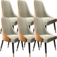 Parsons Armless Dining Chairs Glam Side Chair Set for Dining Room