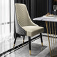 Parsons Armless Dining Chairs Glam Side Chair Set for Dining Room