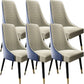 Parsons Armless Dining Chairs Glam Side Chair Set for Dining Room