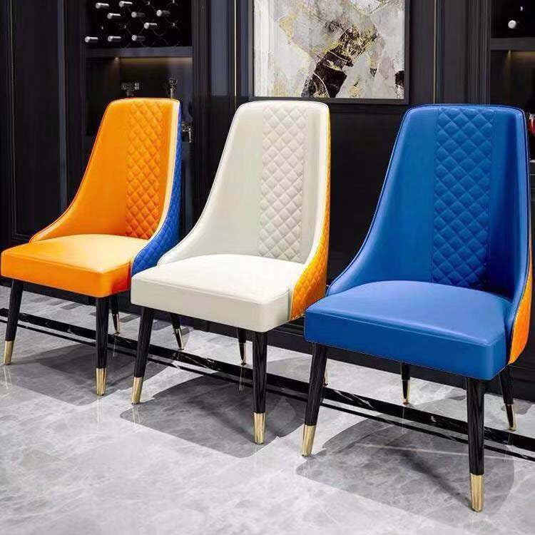 Parsons Armless Dining Chairs Glam Side Chair Set for Dining Room