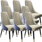 Parsons Armless Dining Chairs Glam Side Chair Set for Dining Room