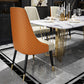 Parsons Armless Dining Chairs Glam Side Chair Set for Dining Room